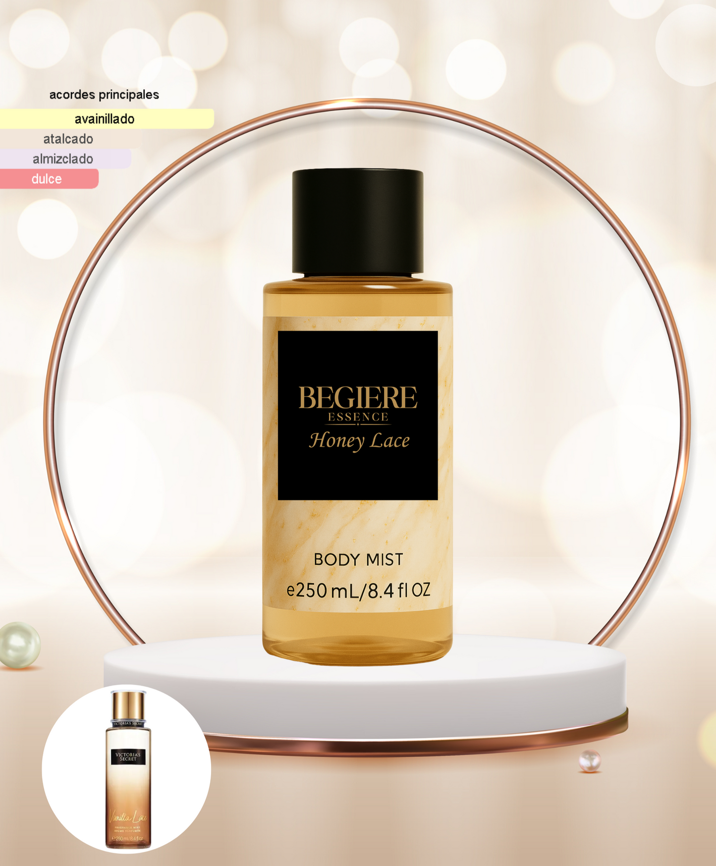 Honey Lace – Splash Corporal de Larga Duración | Inspirado en Vanilla Lace (VS)