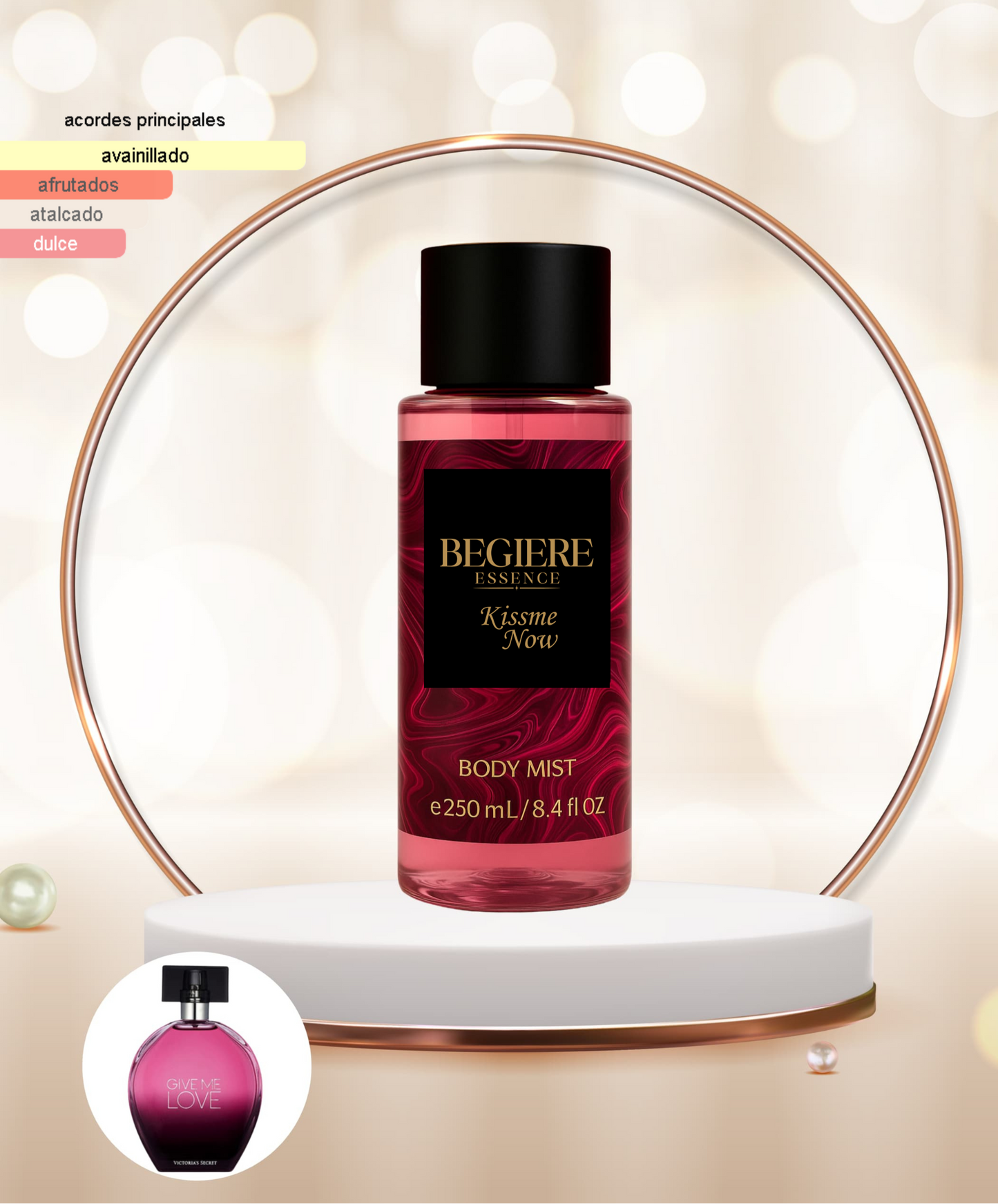 KissMe Now – Splash Corporal de Larga Duración | Inspirado en Pure Seduction (VS)