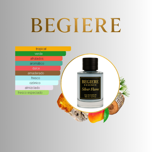 Silver Flame – Perfume Masculino de Larga Duración | Inspirado en Paris Hilton for Men
