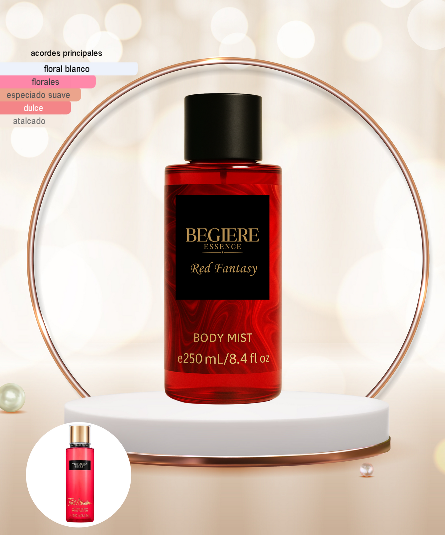 Red Fantasy – Splash Corporal de Larga Duración | Inspirado en Total Attraction (VS)