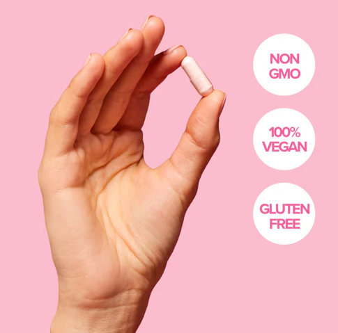 O Positiv FLO Apoyo a la salud ovárica, equilibrio hormonal para mujeres, suplemento con DIM, Myo y D-Chiro inositol, ácido fólico, apoya la ovulación saludable, regularidad del ciclo, 90 cápsulas ( 1 Frasco )