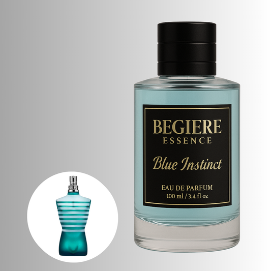 Blue Instinct – Perfume Masculino Icónico de Larga Duración | Inspirado en Le Male (Jean Paul Gaultier)