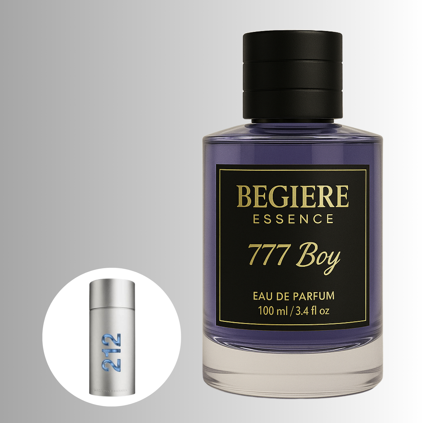 777 Boy – Perfume Masculino de Larga Duración | Inspirado en 212 Men (Carolina Herrera)