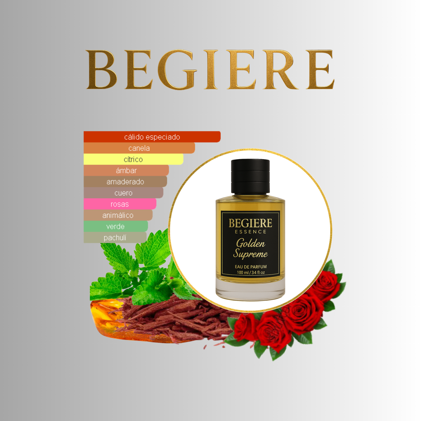Golden Supreme – Perfume Masculino de Larga Duración | Inspirado en One Million (Paco Rabanne)