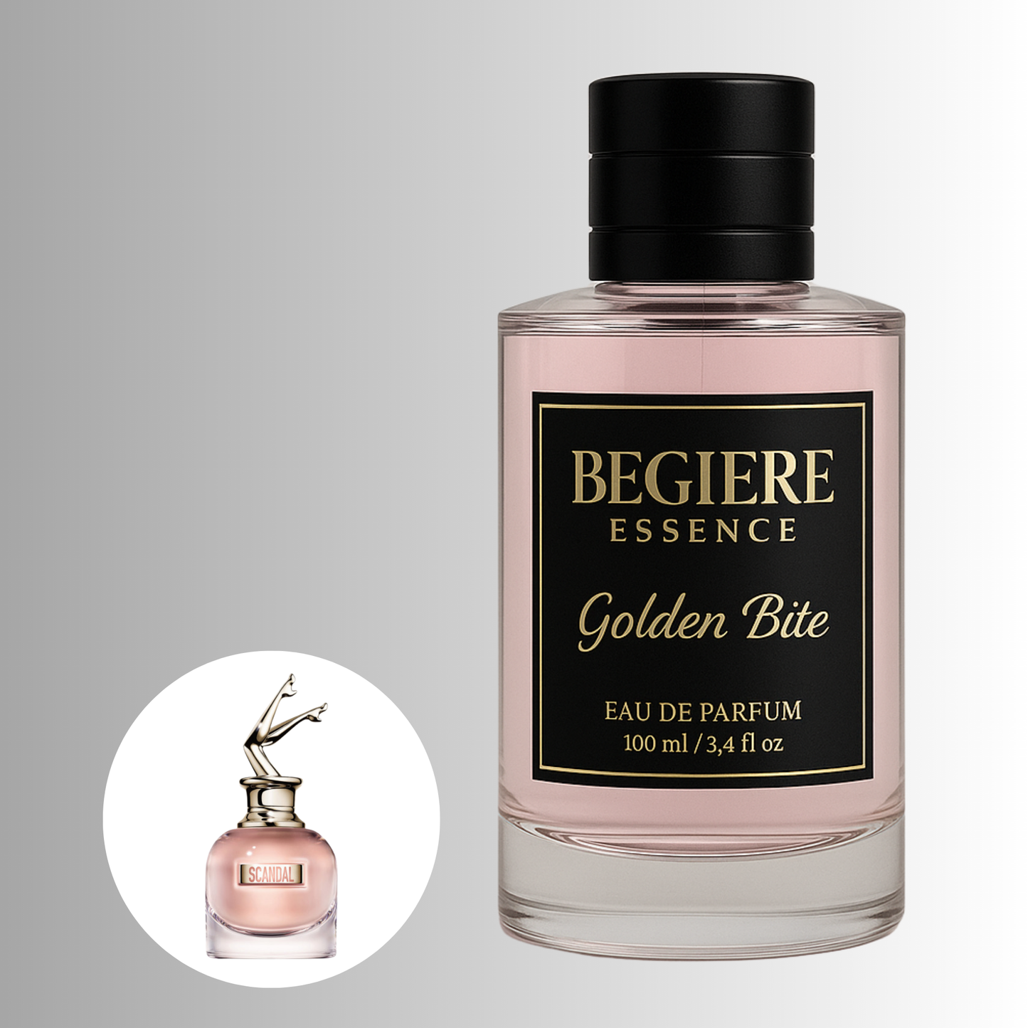 Golden Bite – Perfume de Larga Duración para Mujer | Inspirado en Scandal (Jean Paul Gaultier)