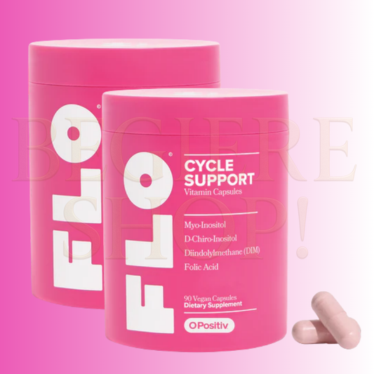 COMBO X2 O Positiv FLO Apoyo a la salud ovárica, equilibrio hormonal para mujeres, suplemento con DIM, Myo y D-Chiro inositol, ácido fólico, apoya la ovulación saludable, regularidad del ciclo, 90 cápsulas ( 2 Frascos )