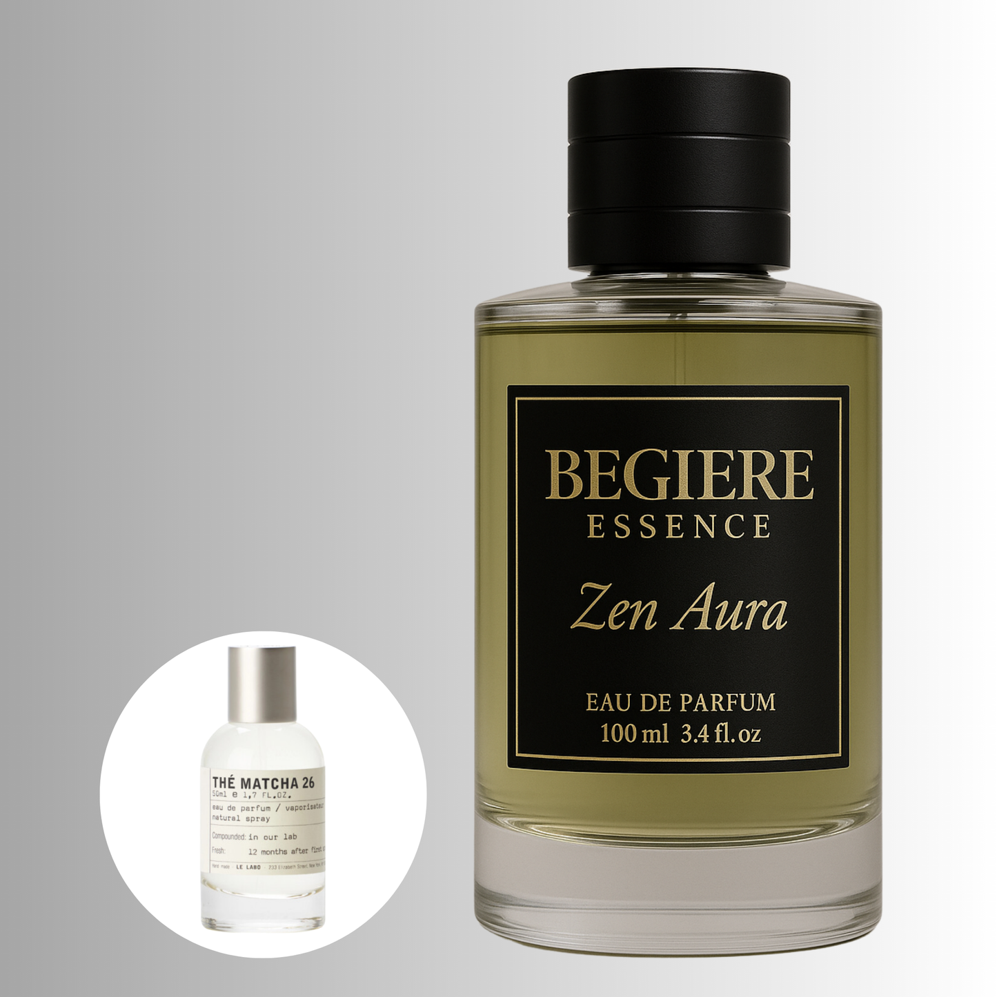 Zen Aura – Perfume Nicho Unisex de Larga Duración | Inspirado en The Matcha 26 (Le Labo)