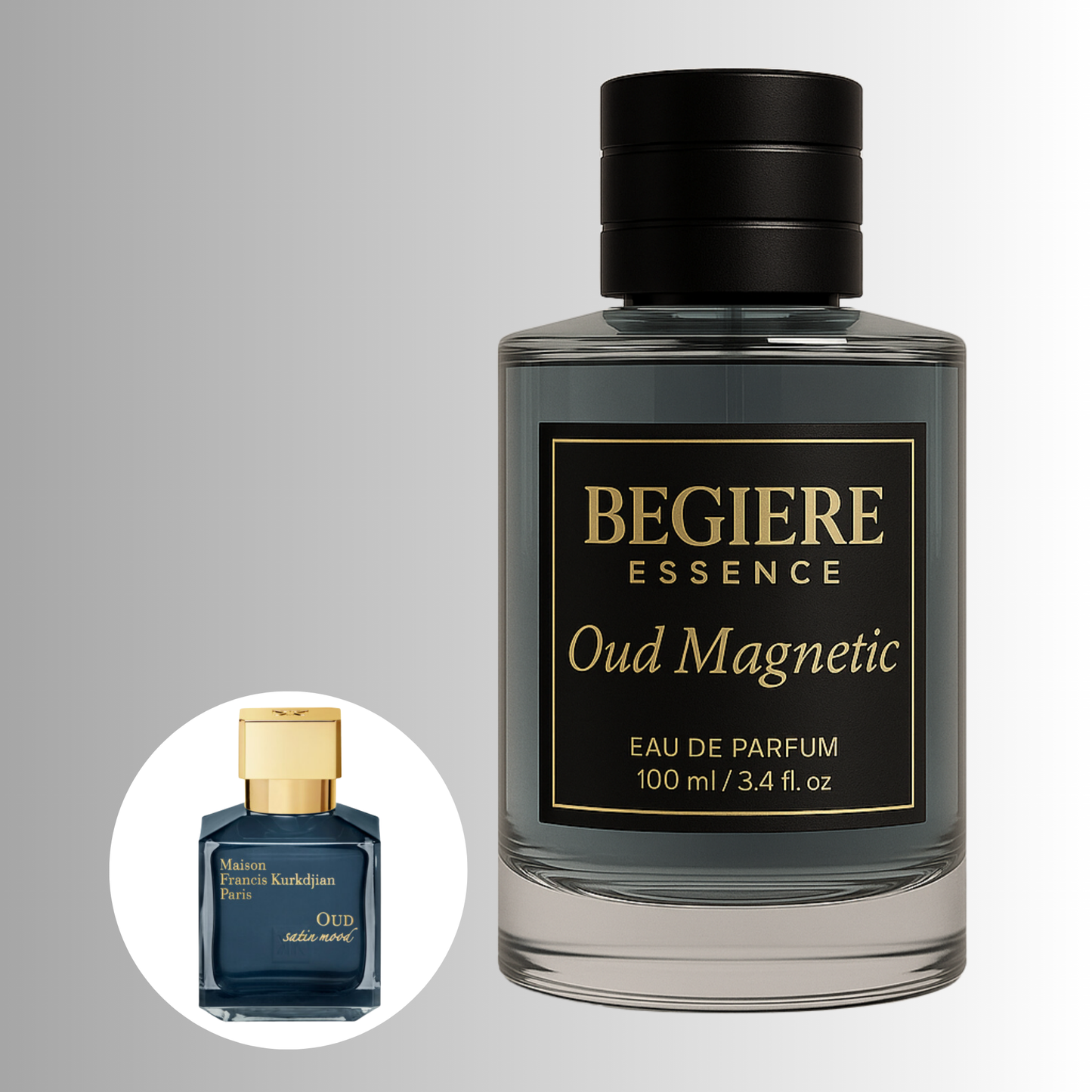 Oud Magnetic – Perfume Nicho Unisex de Larga Duración | Inspirado en Oud Satin Mood (MFK)