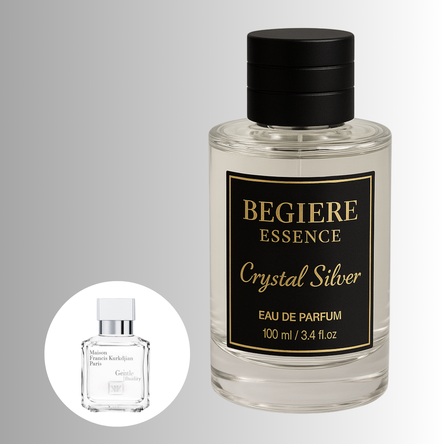 Crystal Silver – Perfume Nicho Unisex de Larga Duración | Inspirado en Gentle Fluidity Silver (MFK)