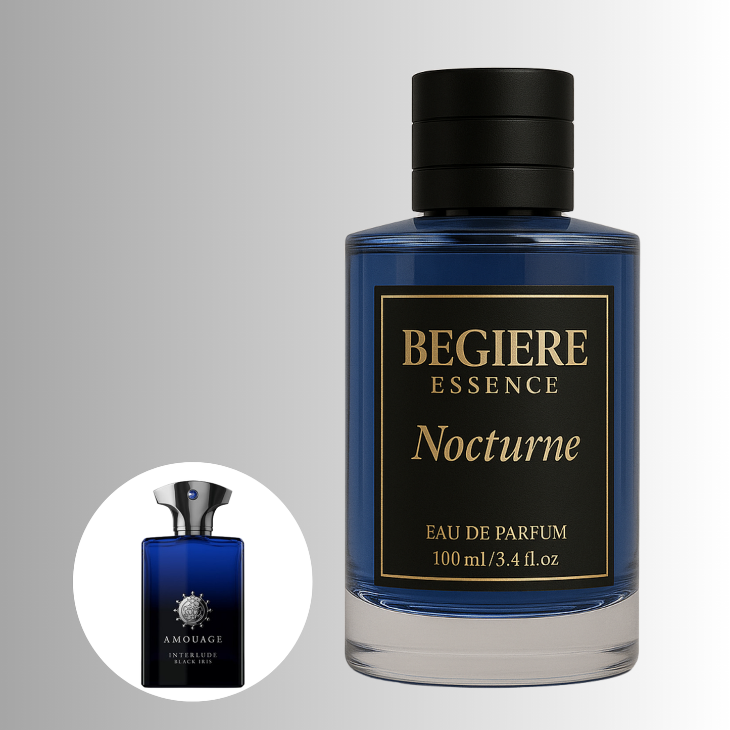 Nocturne – Perfume Nicho Masculino de Larga Duración | Inspirado en Interlude Black Iris de Amouage
