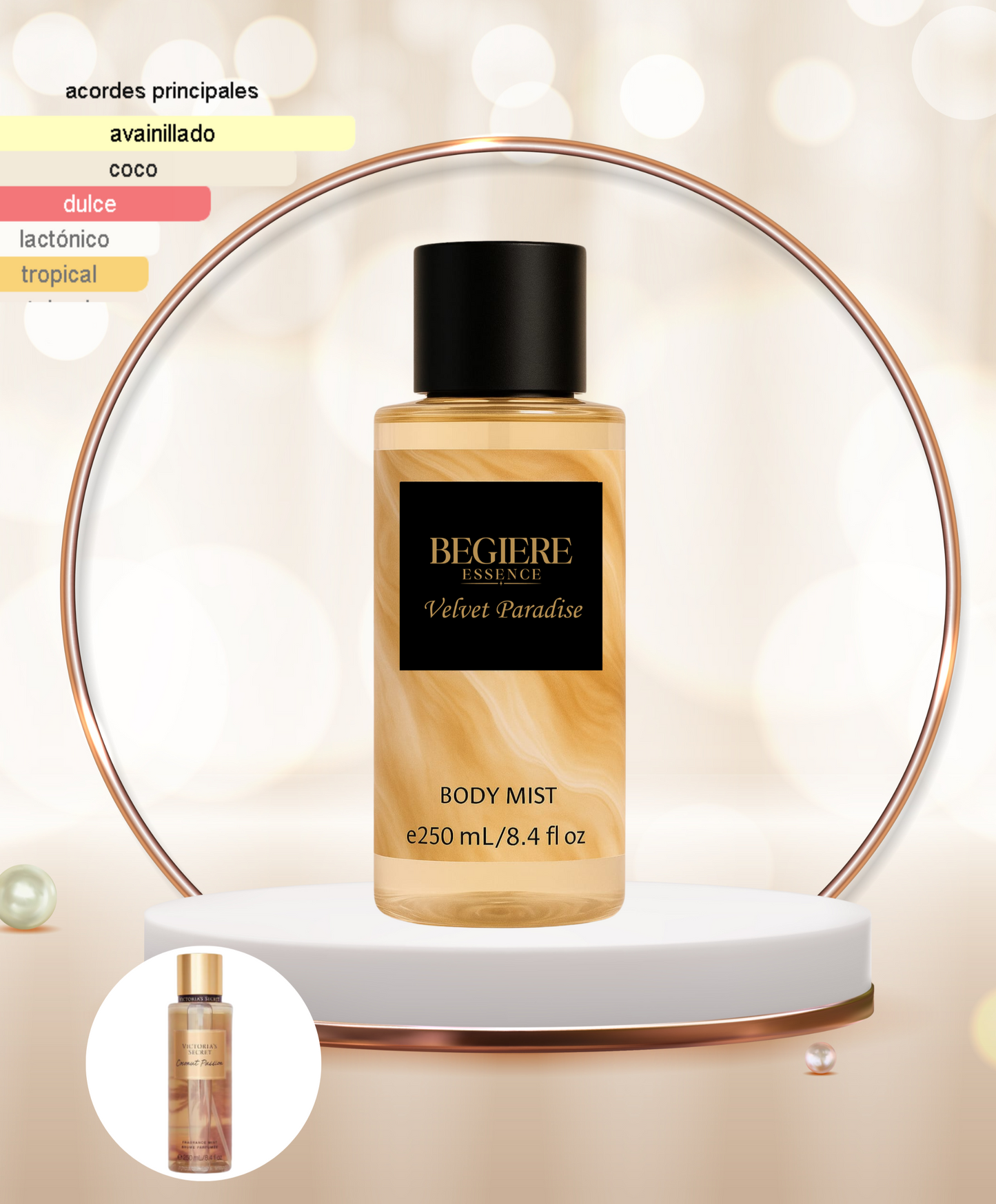 Velvet Paradise – Splash Corporal de Larga Duración | Inspirado en Coconut Passion (VS)