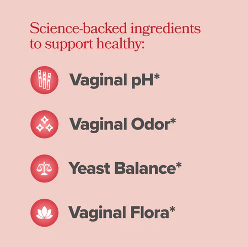 URO Vaginal Probiotics para la salud vaginal de las mujeres, equilibrio del pH, mezcla de prebióticos y probióticos Lactobacillus, promueve el olor y flora vaginal saludable, 60 cápsulas  (1 Frasco)